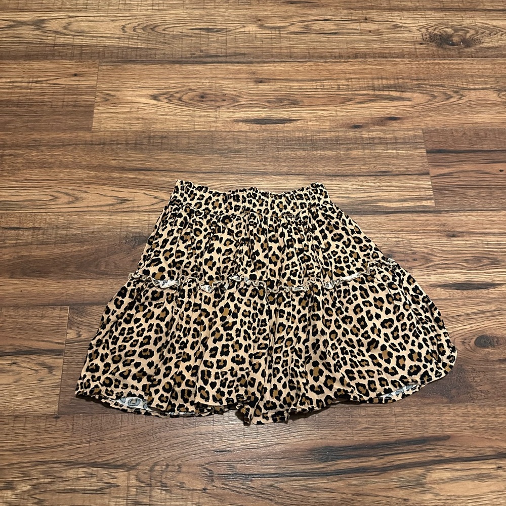Cheetah mini skirt